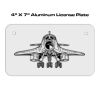 4 X 7 Aluminum License Plate  Thumbnail