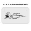 4 X 7 Aluminum License Plate  Thumbnail