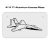4 X 7 Aluminum License Plate  Thumbnail