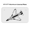 4 X 7 Aluminum License Plate  Thumbnail