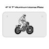 4 X 7 Aluminum License Plate  Thumbnail