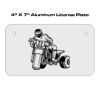 4 X 7 Aluminum License Plate  Thumbnail