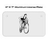 4 X 7 Aluminum License Plate  Thumbnail