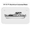 4 X 7 Aluminum License Plate  Thumbnail
