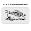 4 X 7 Aluminum License Plate  Thumbnail