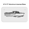 4 X 7 Aluminum License Plate  Thumbnail