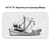 4 X 7 Aluminum License Plate  Thumbnail