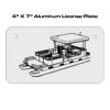 4 X 7 Aluminum License Plate  Thumbnail