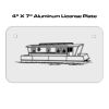 4 X 7 Aluminum License Plate  Thumbnail
