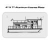 4 X 7 Aluminum License Plate  Thumbnail
