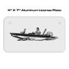 4 X 7 Aluminum License Plate  Thumbnail