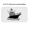4 X 7 Aluminum License Plate  Thumbnail