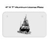 4 X 7 Aluminum License Plate  Thumbnail