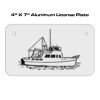 4 X 7 Aluminum License Plate  Thumbnail