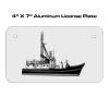 4 X 7 Aluminum License Plate  Thumbnail