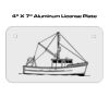 4 X 7 Aluminum License Plate  Thumbnail