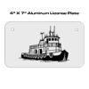 4 X 7 Aluminum License Plate  Thumbnail