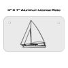 4 X 7 Aluminum License Plate  Thumbnail
