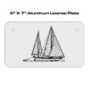 4 X 7 Aluminum License Plate  Thumbnail