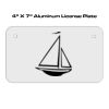 4 X 7 Aluminum License Plate  Thumbnail