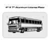 4 X 7 Aluminum License Plate  Thumbnail