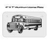 4 X 7 Aluminum License Plate  Thumbnail