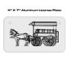 4 X 7 Aluminum License Plate  Thumbnail