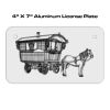 4 X 7 Aluminum License Plate  Thumbnail