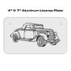 4 X 7 Aluminum License Plate  Thumbnail
