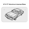 4 X 7 Aluminum License Plate  Thumbnail
