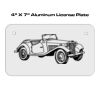 4 X 7 Aluminum License Plate  Thumbnail