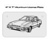 4 X 7 Aluminum License Plate  Thumbnail