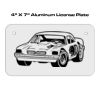 4 X 7 Aluminum License Plate  Thumbnail