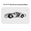 4 X 7 Aluminum License Plate  Thumbnail
