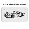 4 X 7 Aluminum License Plate  Thumbnail
