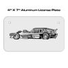 4 X 7 Aluminum License Plate  Thumbnail