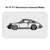 4 X 7 Aluminum License Plate  Thumbnail