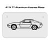 4 X 7 Aluminum License Plate  Thumbnail