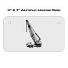 4 X 7 Aluminum License Plate  Thumbnail