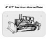 4 X 7 Aluminum License Plate  Thumbnail