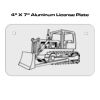 4 X 7 Aluminum License Plate  Thumbnail