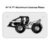 4 X 7 Aluminum License Plate  Thumbnail