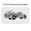 4 X 7 Aluminum License Plate  Thumbnail
