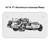 4 X 7 Aluminum License Plate  Thumbnail