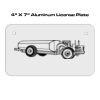 4 X 7 Aluminum License Plate  Thumbnail