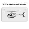 4 X 7 Aluminum License Plate  Thumbnail