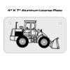 4 X 7 Aluminum License Plate  Thumbnail