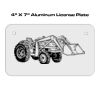 4 X 7 Aluminum License Plate  Thumbnail
