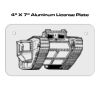 4 X 7 Aluminum License Plate  Thumbnail