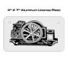4 X 7 Aluminum License Plate  Thumbnail